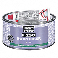 BODY Шпатлевка полиэфирная FIBER GLASS 250 зеленый 0,75кг